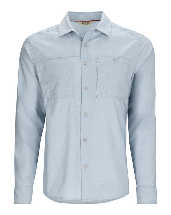 Simms Challenger Long Sleeve Shirt - Steel Blue