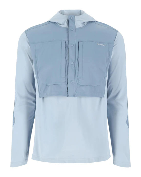 Simms Latitude Bicomp Hoody - Steel Blue/Albacore