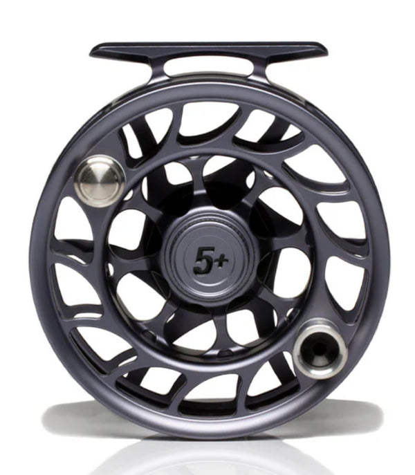 Hatch Outdoors Iconic 5 Plus Large Arbor Fly Reel (Grey/Black)