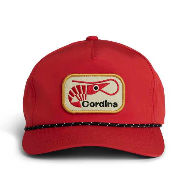 Cordina Shrimp Performance Rope Hat Bright Red