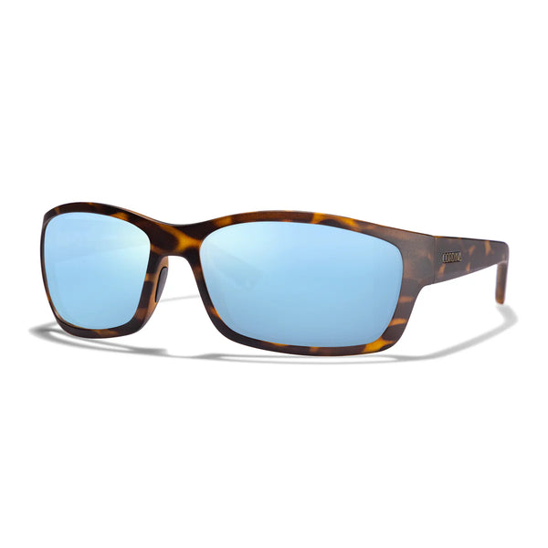 Cordina Trawler Matte Tortoise Blue Mirror Polarized