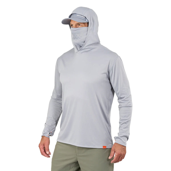 Grundens Tough Sun Masked Hoody Iceberg