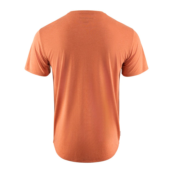 Grundens Species Pocket Tee Rust Heather