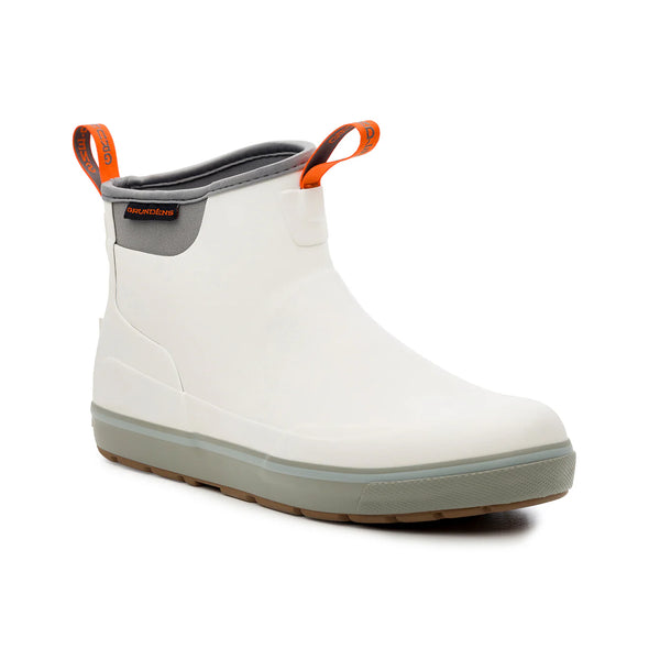 Mens Deck Boss Ankle Boot White Squall