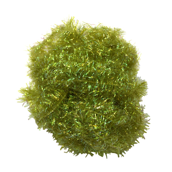 Hareline Krystal Flash Chenille Olive
