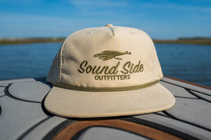 Sound Side Outfitters Fly Script Hat