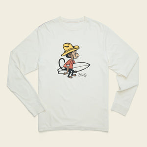 Cotton Longsleeve T-Shirt - El Monito Surfs