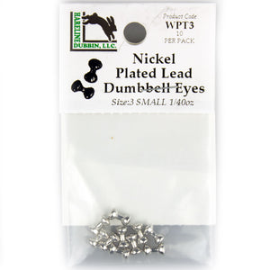 Hareline Plated Lead Eyes Small #3