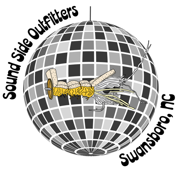 Sound Side Outfitters Disco Shrimp Ball Sticker
