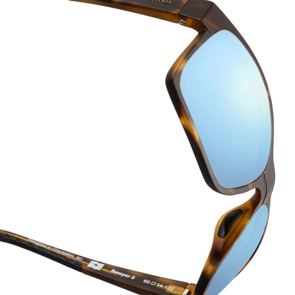 Cordina Sawyer 2 Matte Tortoise Blue Mirror Glass