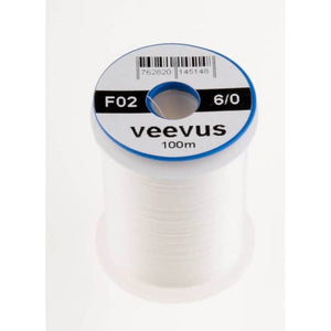 Hareline 100 Denier Gsp Veevus #377 White