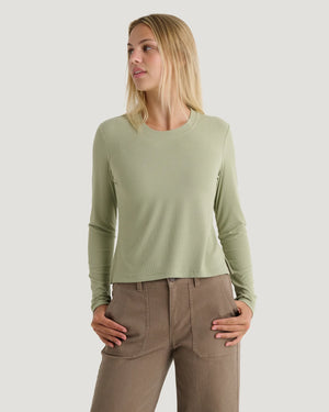 Women's Ribbed Bamboo Long Sleeve