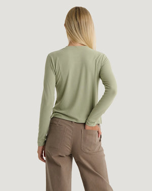 Women's Ribbed Bamboo Long Sleeve