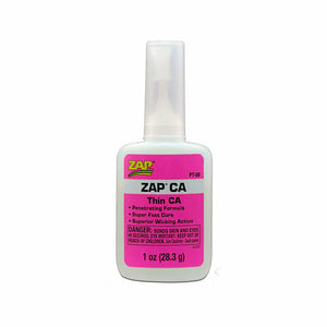 Hareline Zap CA 1oz. Pink Bottle