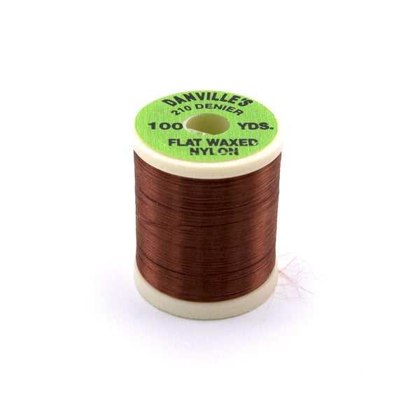 Hareline 210 Denier Flat Waxed Danville's Brown #40