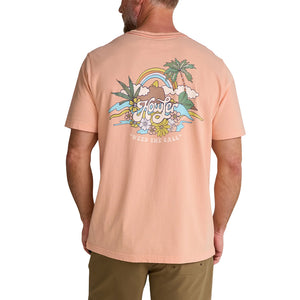 Cotton T-Shirt - Irie Paradise Coral