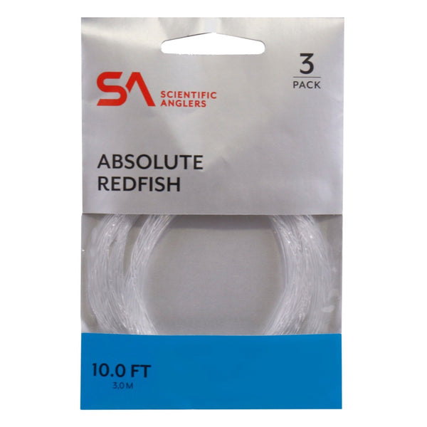 Scientific Angler Absolute Redfish Leader 3 Pack: 10'16LB