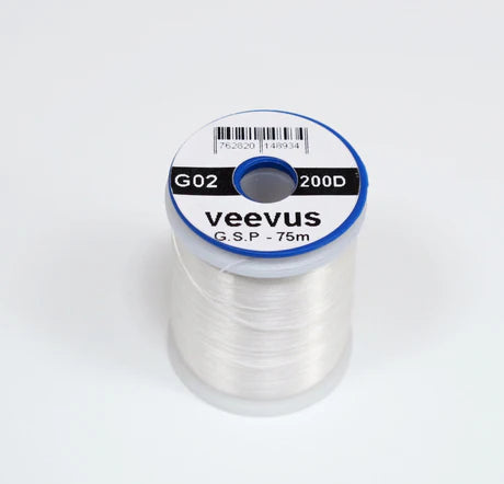 Hareline 200 Denier Gsp Veevus #377 White